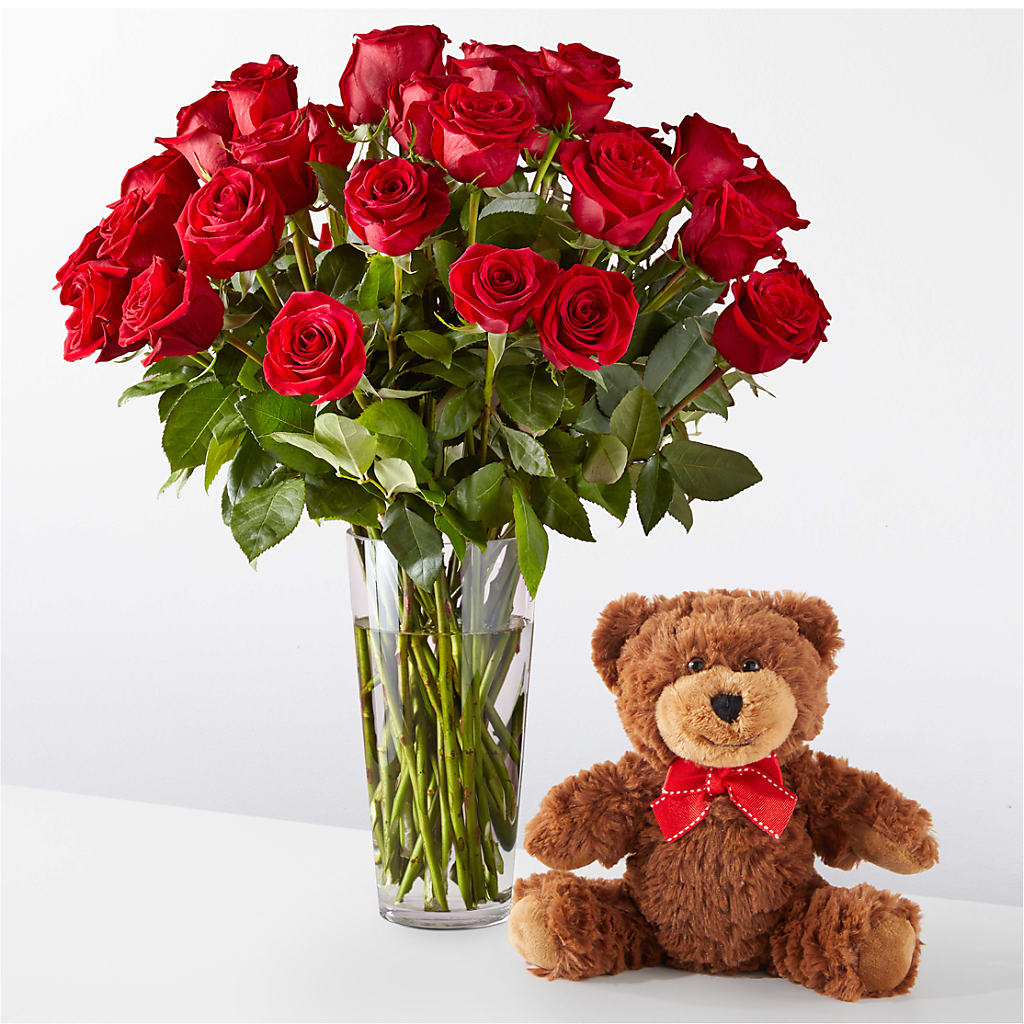 Romantic Long Stem Red Rose Bouquet Bundles – Simply Flowers, Moscow TN