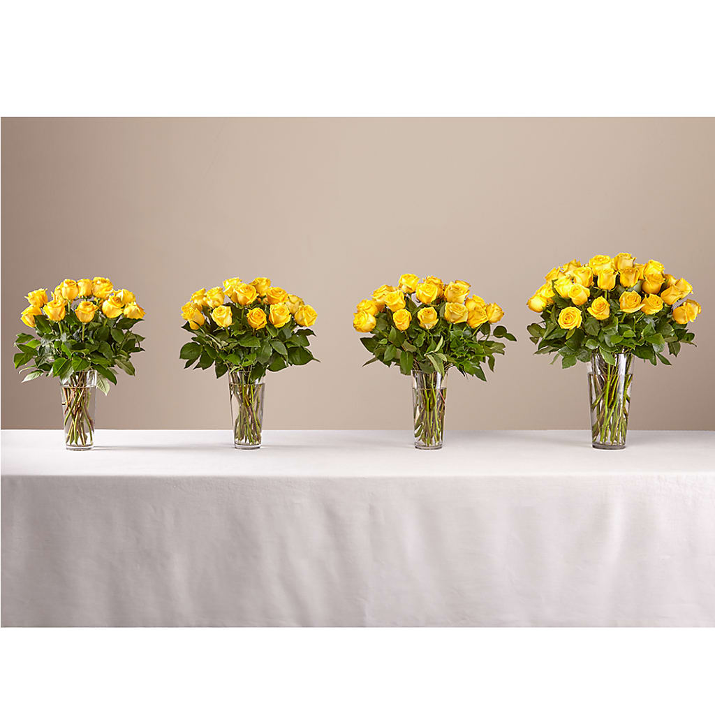 Long Stem Yellow Rose Bouquet – Simply Flowers, Moscow TN