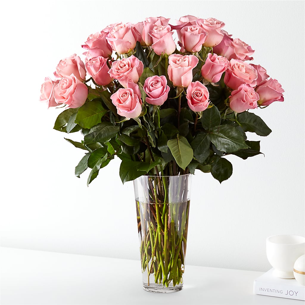 Long Stem Pink Rose Bouquet – Simply Flowers, Moscow TN