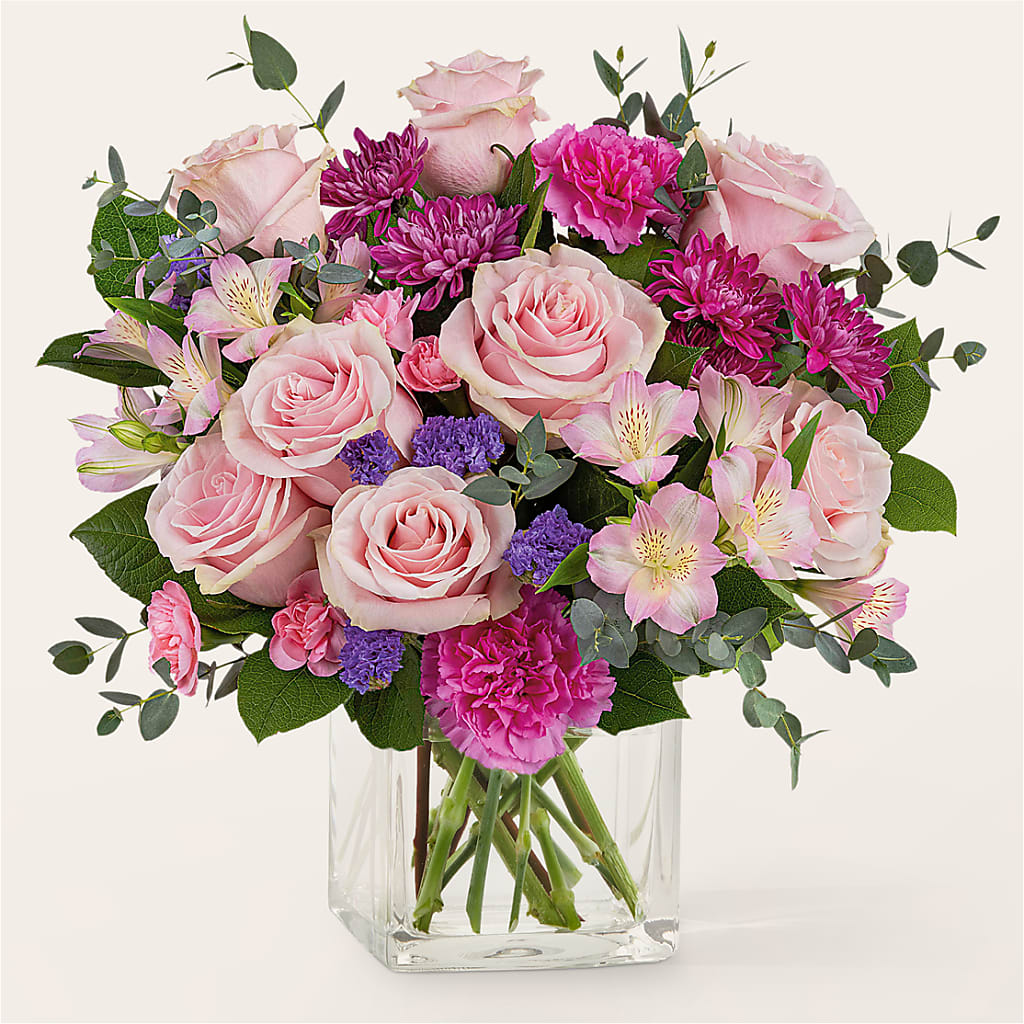 Rosy Radiance Bouquet – Simply Flowers, Moscow TN