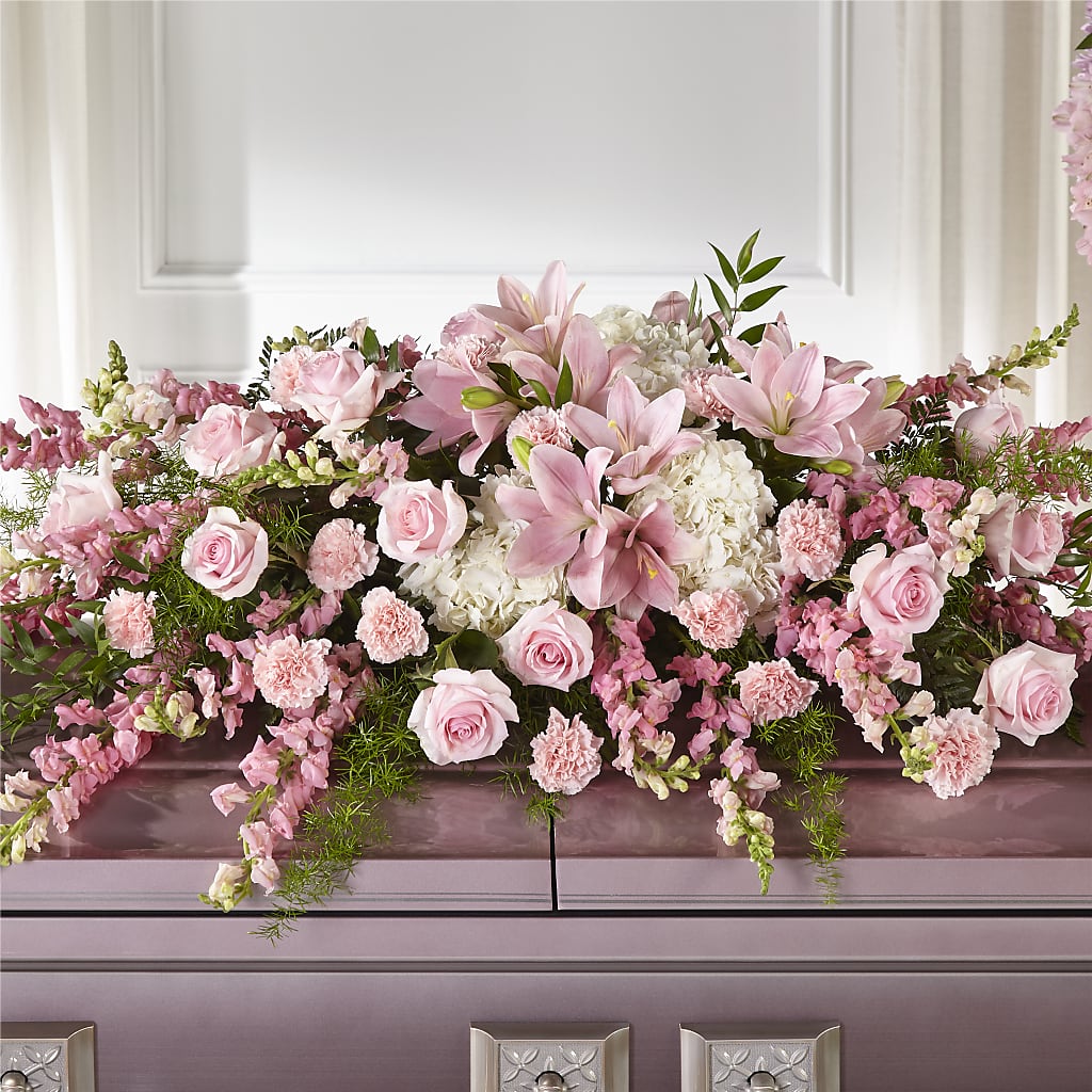 Life & Remembrance Casket Spray – Simply Flowers, Moscow TN