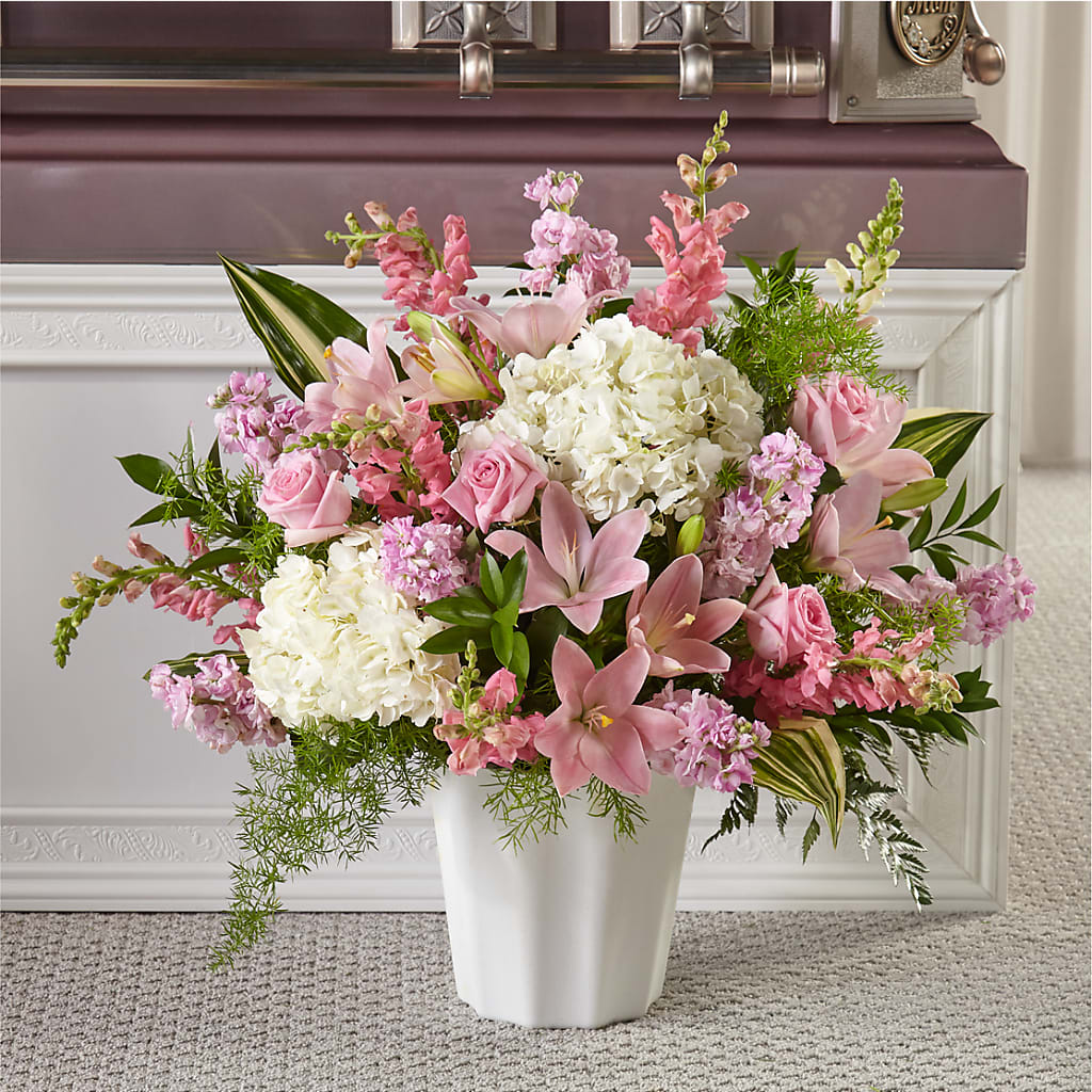 Simply Serene Floor Basket – Simply Flowers, Moscow TN