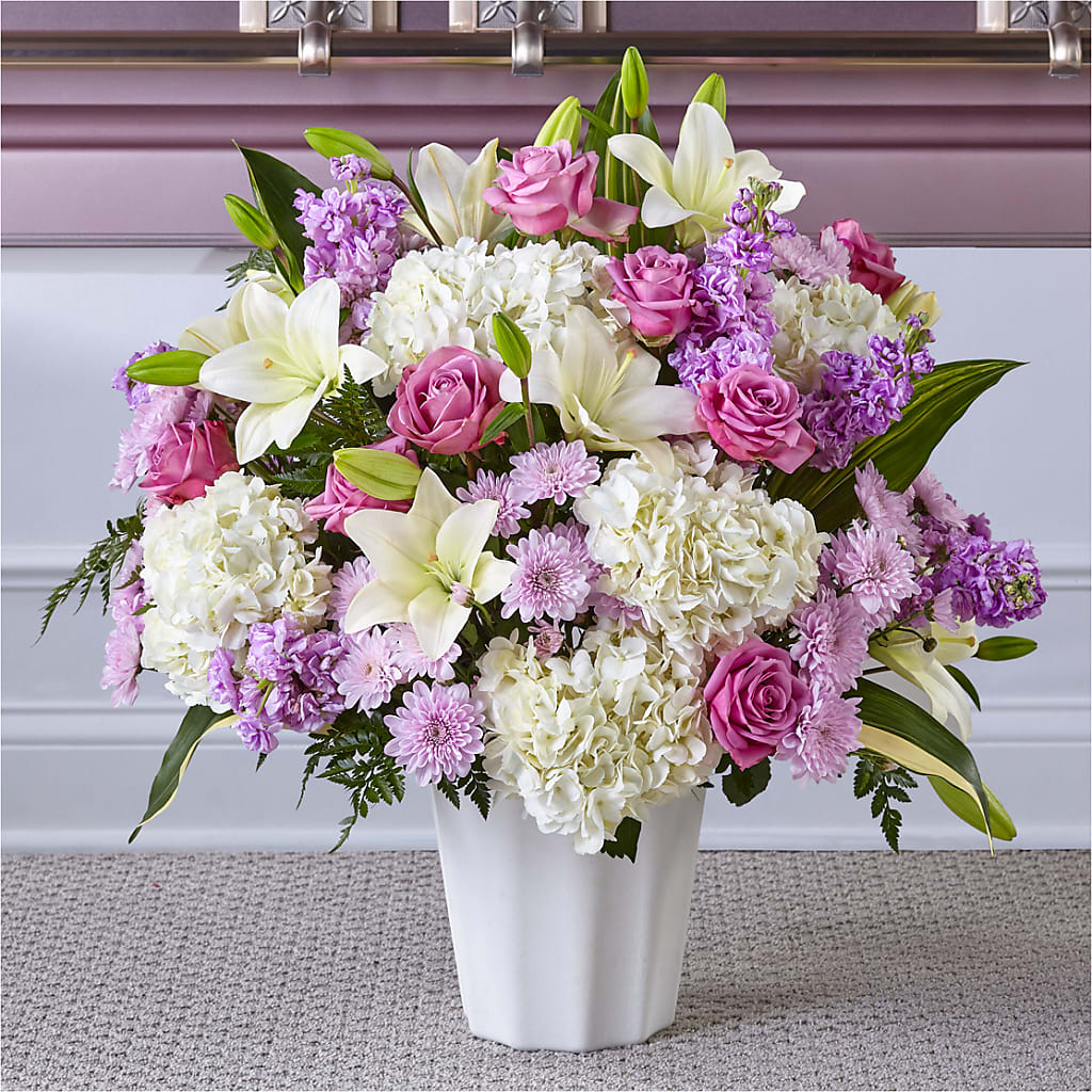 Heaven Sent Floor Basket – Simply Flowers, Moscow TN