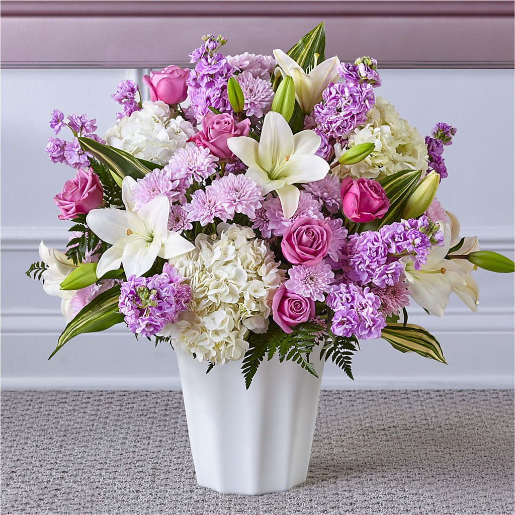 Heaven Sent Floor Basket – Simply Flowers, Moscow TN
