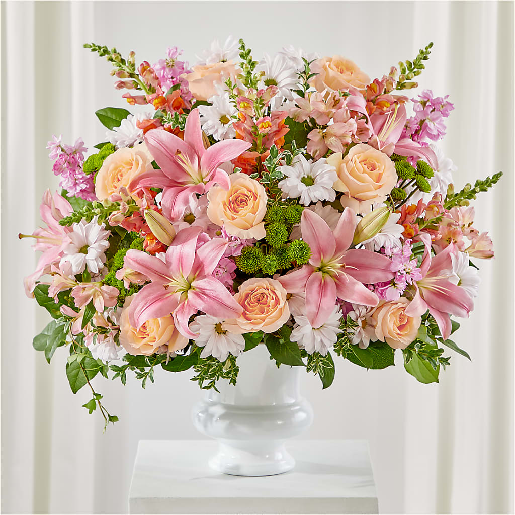 Heartfelt Gesture Urn Arrangement – Simply Flowers, Moscow TN