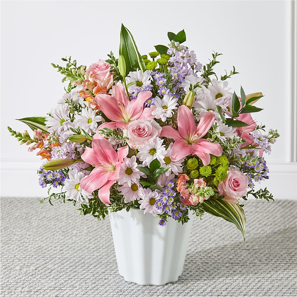 Abundant Compassion Floor Basket – Simply Flowers, Moscow TN