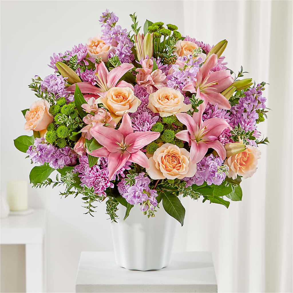 Supportive Embrace Tabletop Basket – Simply Flowers, Moscow TN