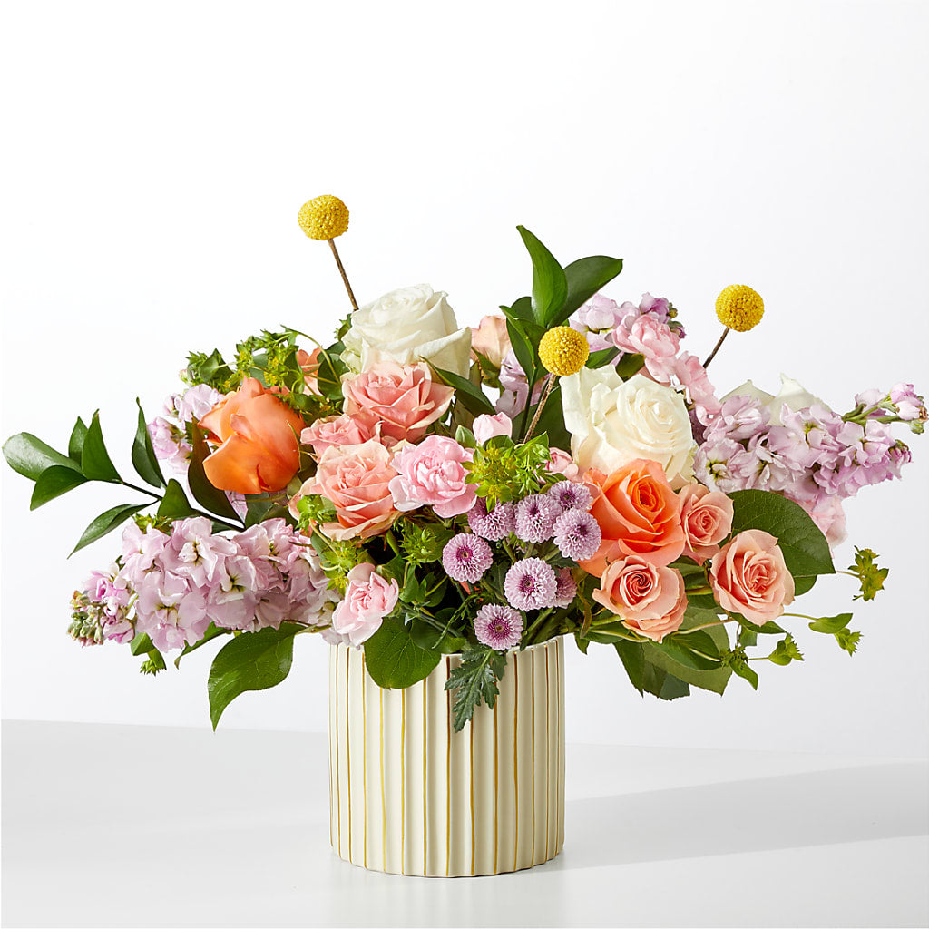 French Market Bouquet with Ivory Vase – Simply Flowers, Moscow TN