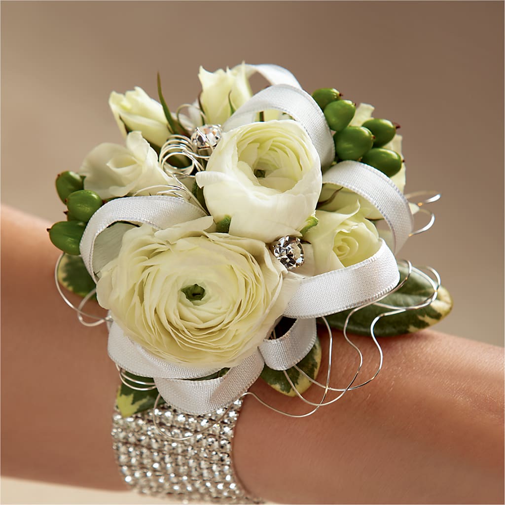 White Wedding Corsage – Simply Flowers, Moscow TN