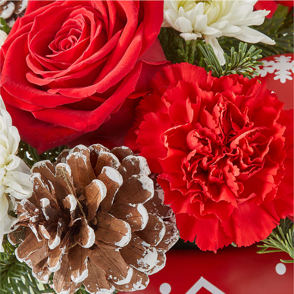 Christmas Village Ornament –  Simply Flowers, Moscow TN