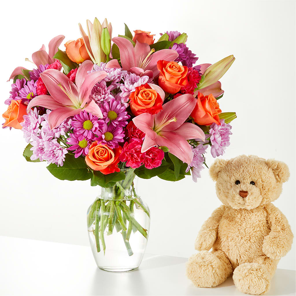 One and Only Bouquet and Bear Bundle –  Simply Flowers, Moscow TN