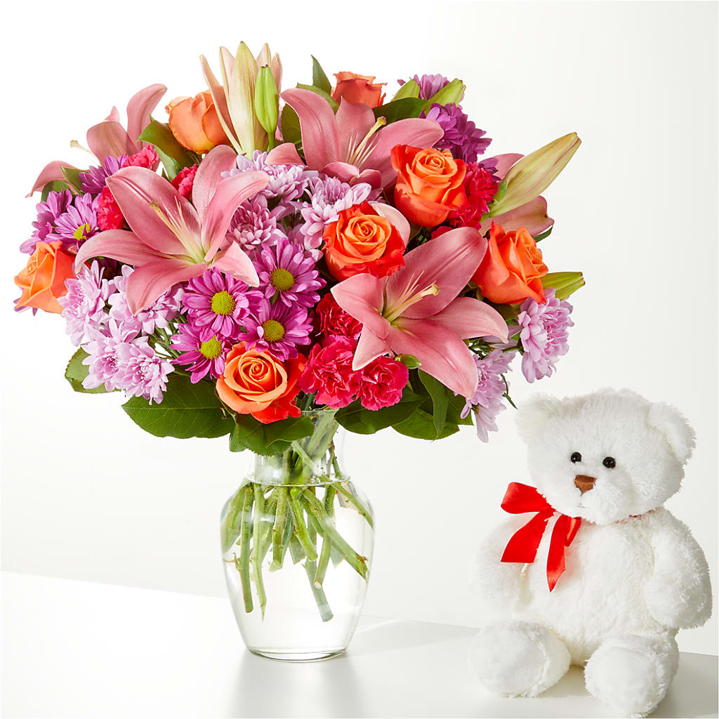 One and Only Bouquet and Bear Bundle –  Simply Flowers, Moscow TN
