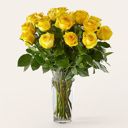 Long Stem Yellow Rose Bouquet –  Simply Flowers, Moscow TN
