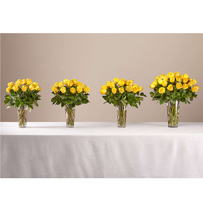 Long Stem Yellow Rose Bouquet –  Simply Flowers, Moscow TN