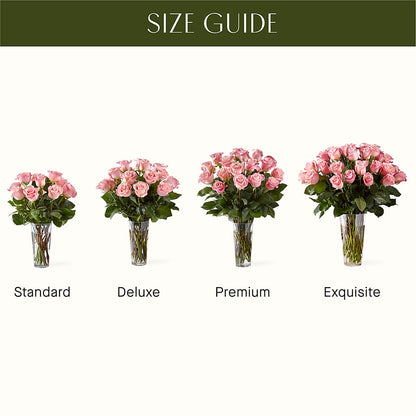 Long Stem Pink Rose Bouquet –  Simply Flowers, Moscow TN