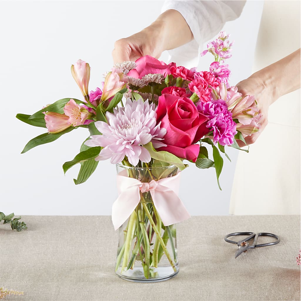 Pink Ribbon - A Florist Original –  Simply Flowers, Moscow TN