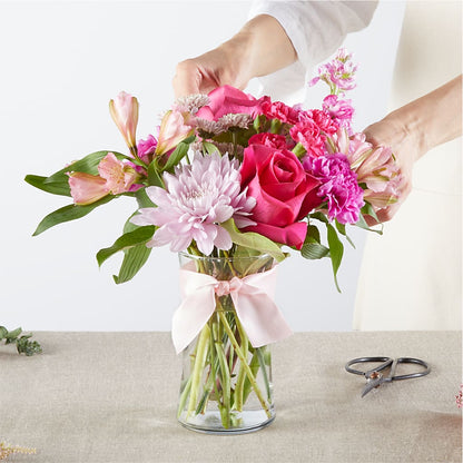 Pink Ribbon - A Florist Original –  Simply Flowers, Moscow TN