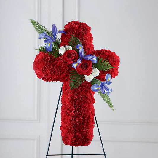 Faithful Hero Floral Cross –  Simply Flowers, Moscow TN