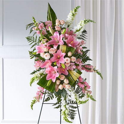 Elegant Embrace Standing Spray –  Simply Flowers, Moscow TN