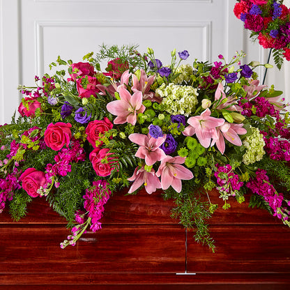 Radiant Tribute Casket Spray –  Simply Flowers, Moscow TN