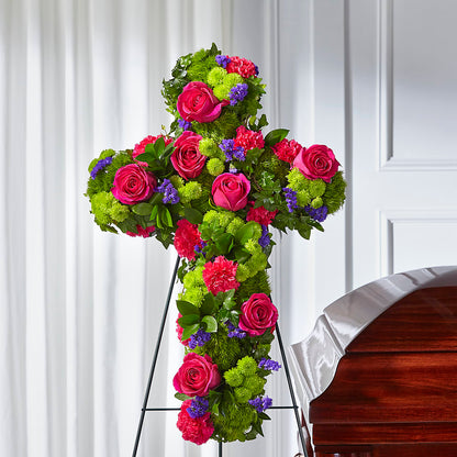 Tribute Rose Floral Cross –  Simply Flowers, Moscow TN