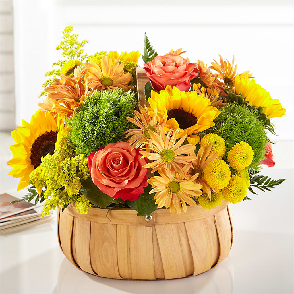 Harvest Sunflower Basket –  Simply Flowers, Moscow TN