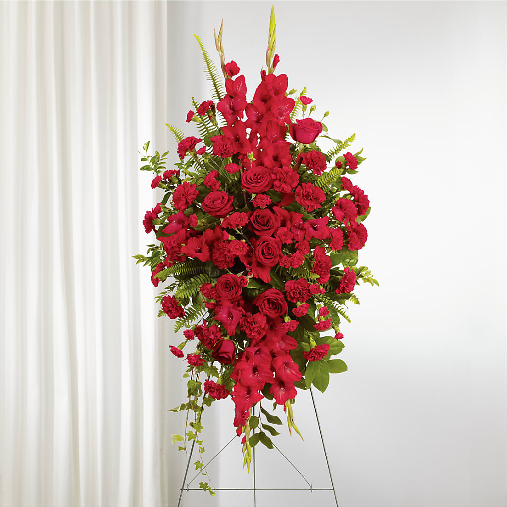 From the Heart Standing Spray –  Simply Flowers, Moscow TN