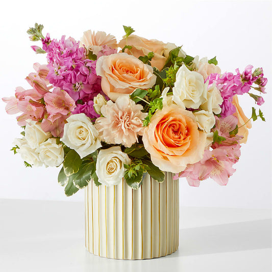Paradise Bouquet with Ivory Vase –  Simply Flowers, Moscow TN