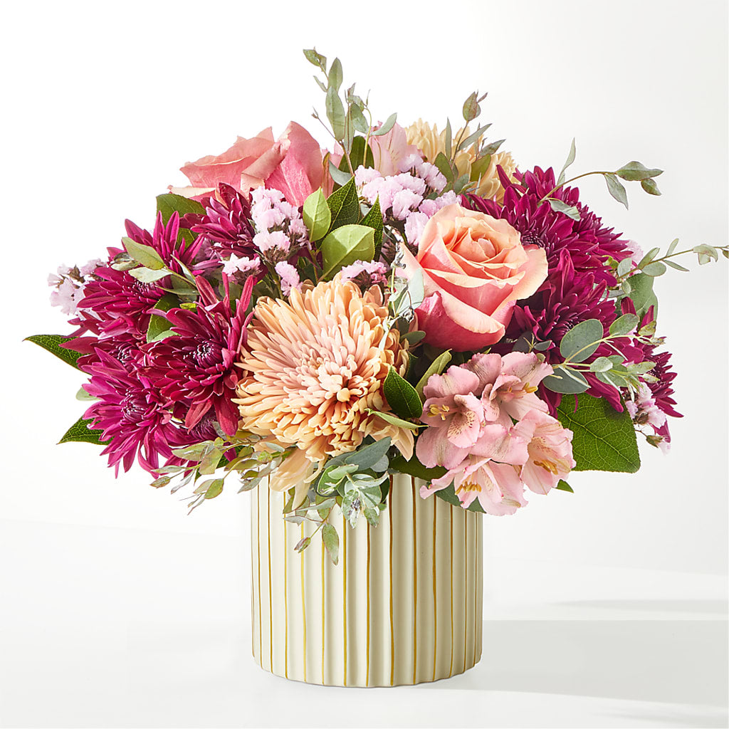 Berry Cobbler Bouquet with Ivory Vase –  Simply Flowers, Moscow TN