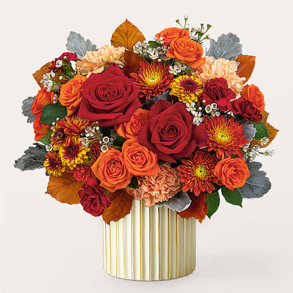 Merlot Bouquet with Ivory Vase –  Simply Flowers, Moscow TN