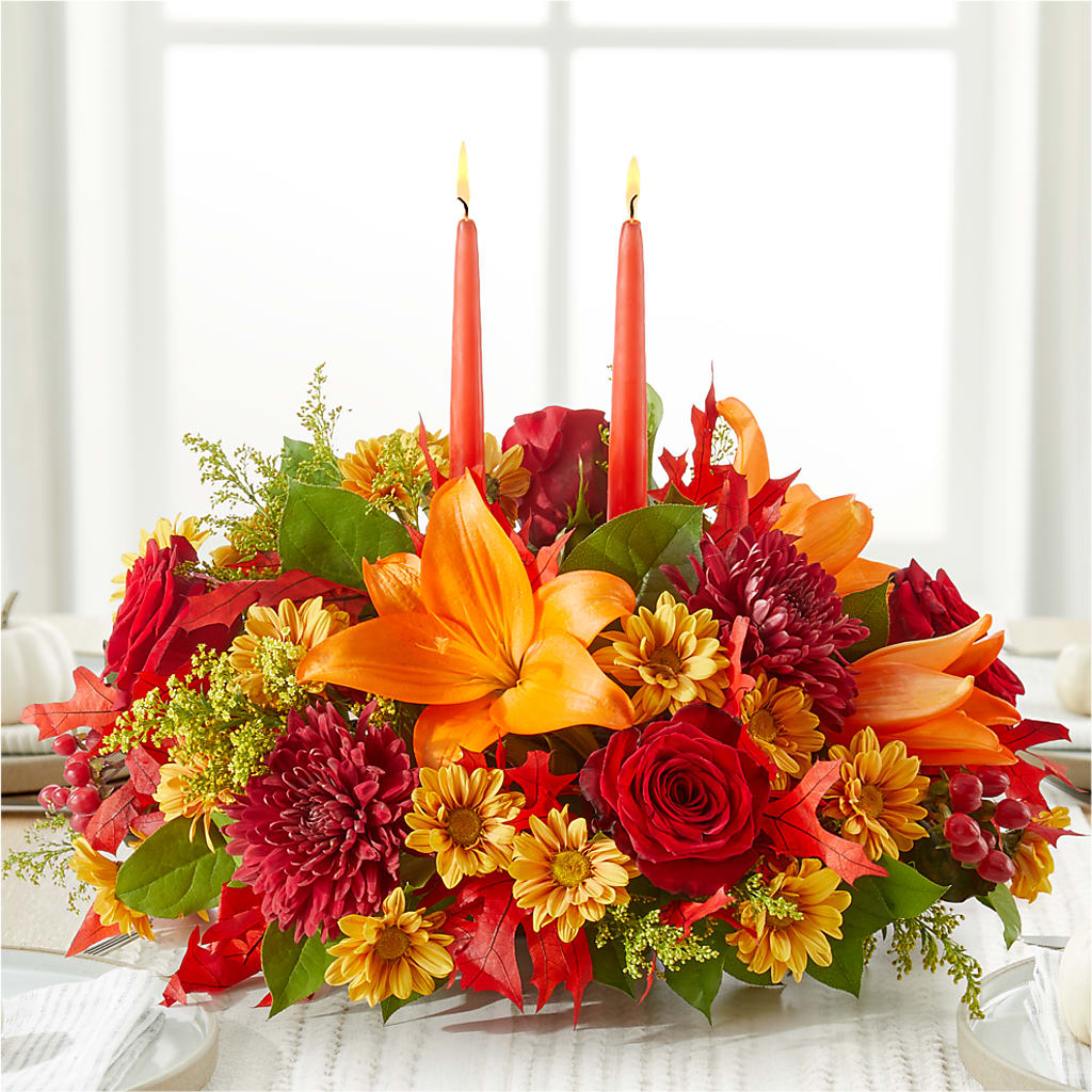 Autumn's Embrace Centerpiece –  Simply Flowers, Moscow TN