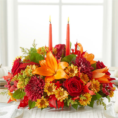 Autumn's Embrace Centerpiece –  Simply Flowers, Moscow TN