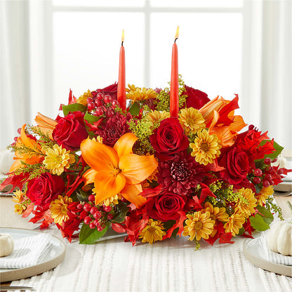 Autumn's Embrace Centerpiece –  Simply Flowers, Moscow TN