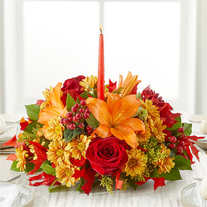 Autumn's Embrace Centerpiece –  Simply Flowers, Moscow TN
