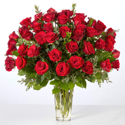 Forever Yours Fifty Stem Red Rose Bouquet –  Simply Flowers, Moscow TN